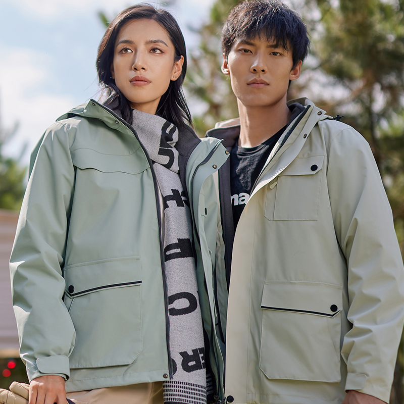 鲁越877款棉服三合一