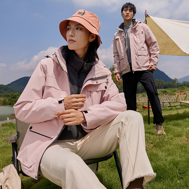 鲁越877款棉服三合一