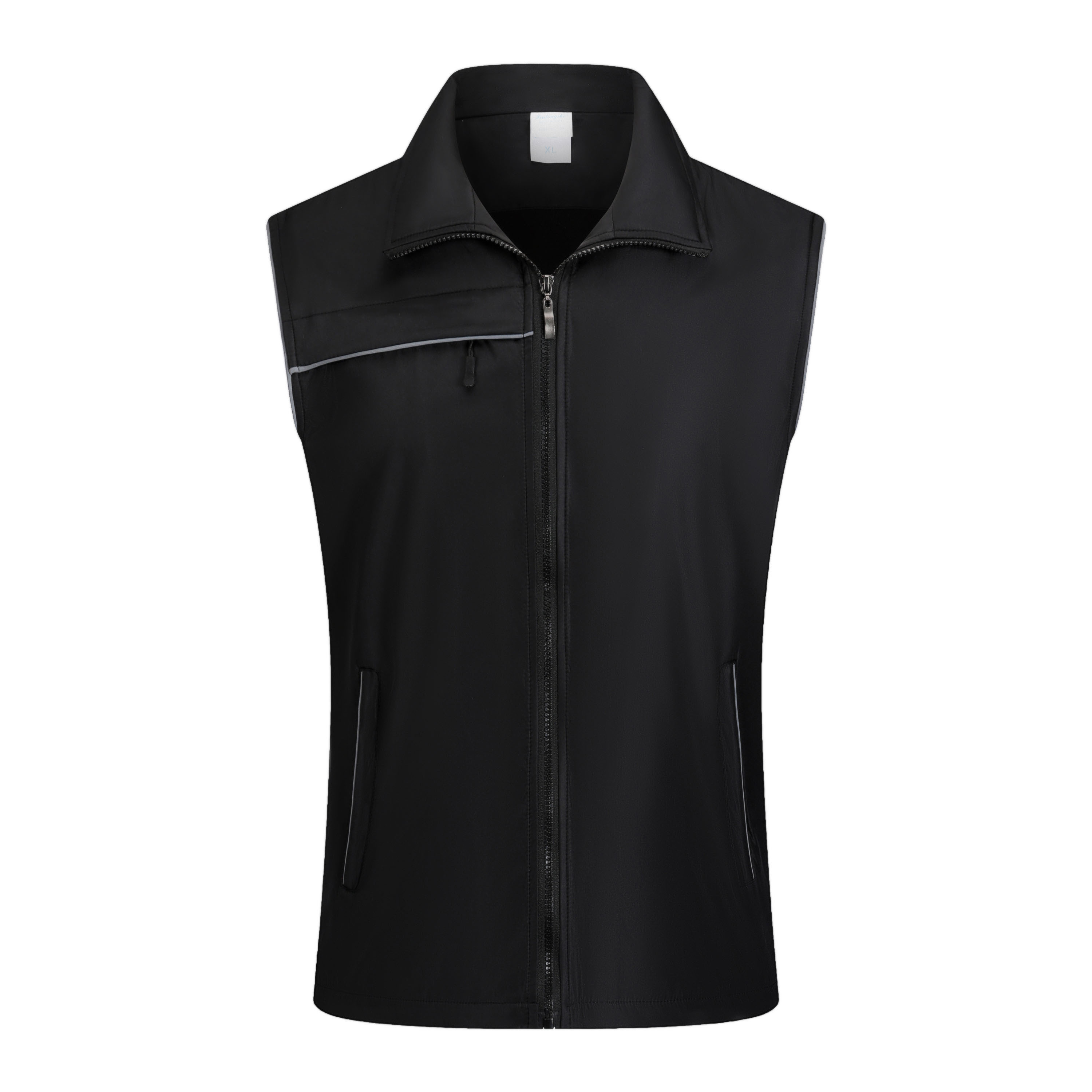 高端反光加绒马甲