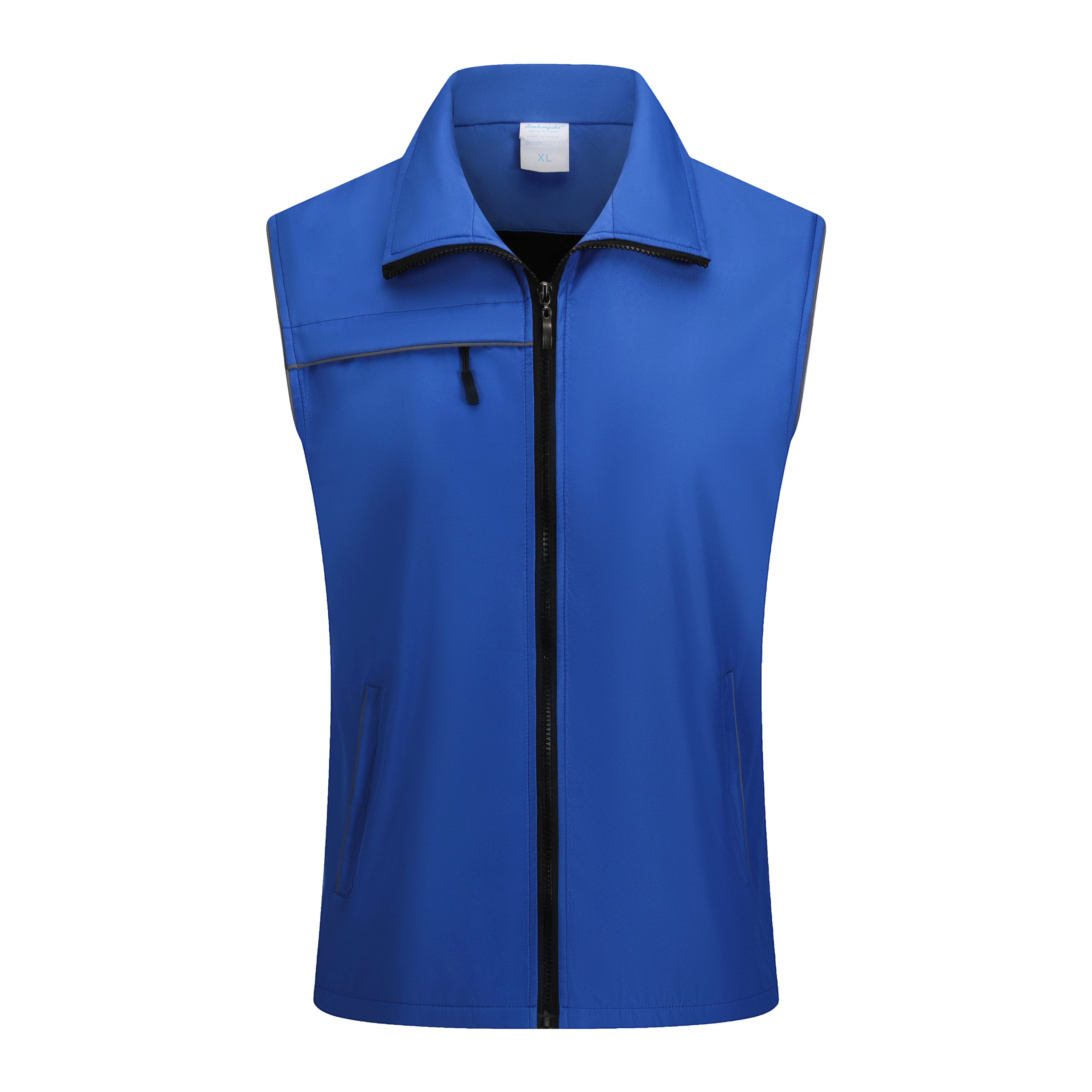 高端反光加绒马甲